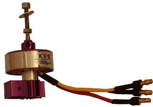 Brushless motor with metal adapter for TW airplanes